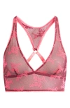 Free People Talk About It Racerback Bralette In Red