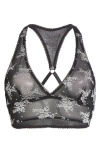 Free People Talk About It Racerback Bralette In Black