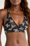 Free People Talk About It Racerback Bralette In Black