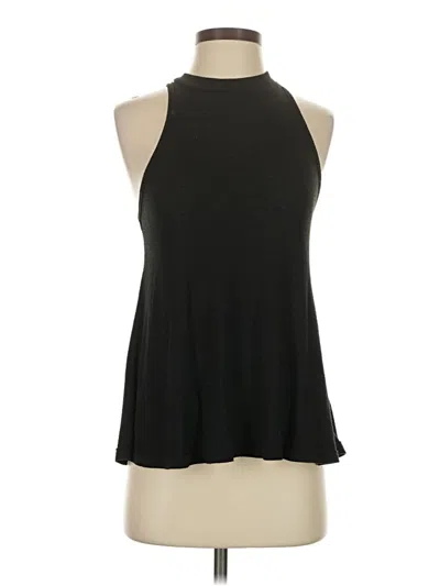 Pre-owned Free People Tank Top Black Halter Neckline Tops