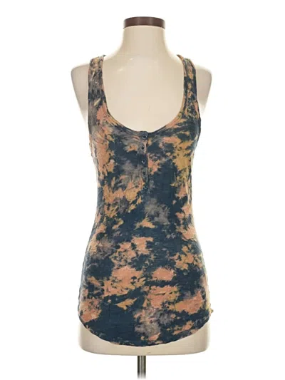 Pre-owned Free People Tank Top Brown Halter Neckline Tops