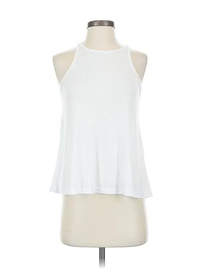 Pre-owned Free People Tank Top White Halter Neckline Tops