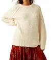 FREE PEOPLE TEDDY SWEATER TUNIC IN SUGAR SWIRL