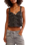 Free People Tell Me More Camisole In Black
