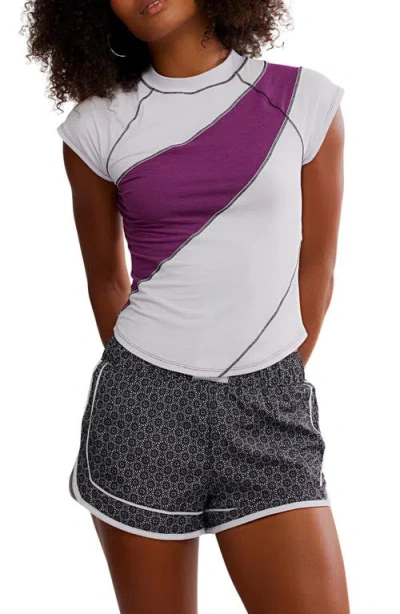 Free People Tempo Colorblock Performance T-shirt In Multi
