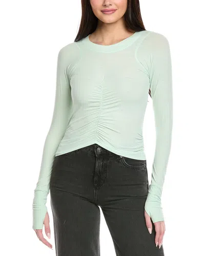Free People Tempo Ruched Top In Green