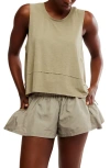Free People Tempo Tank Top In Sage Stone
