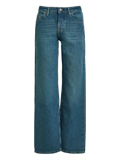 Free People Tennessee Straight-leg Jeans In Blue