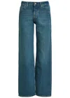 Free People Tennessee Straight-leg Jeans In Blue