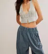 Free People The Vest Of Us Crop Sweater Vest In Multi