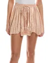 Free People Third Charm Mini Skirt In Pink