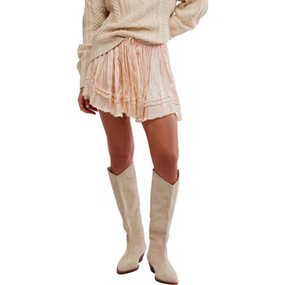 Free People Third Charm Miniskirt In Neutral