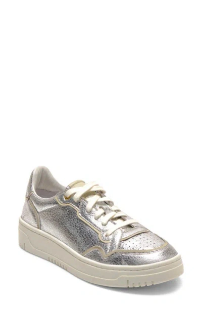 Free People Women's Thirty Love Court Lace Up Sneakers In Silver