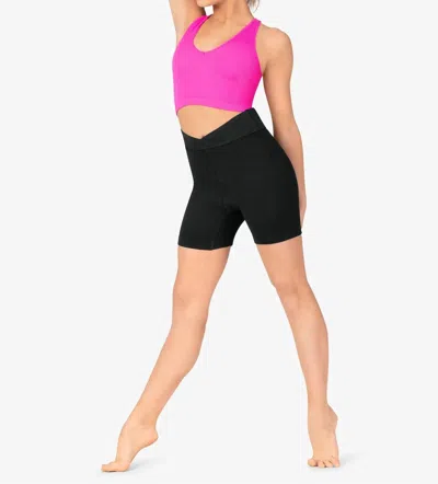 Free People Throw Crossover Bike Short In Black