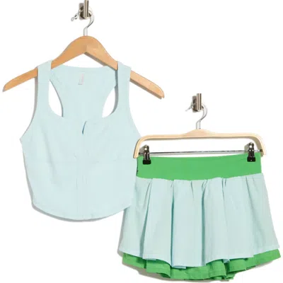 Free People Tie Break 2-piece Tank & Skort Set In Multi