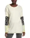 Free People Tiger Style Long Sleeve Cotton Blend T-shirt In Beige
