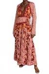 Free People Tilda Wrap Dress In Femme Combo In Multi
