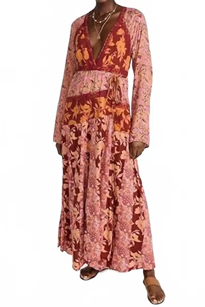 Free People Tilda Wrap Dress In Femme Combo In Multi