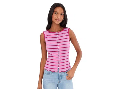 Free People Tilly Striped Vest In Multi
