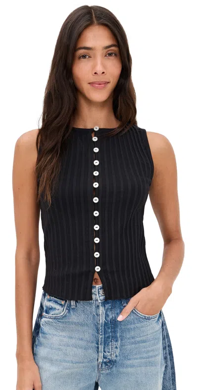 Free People Tilly Vest Black