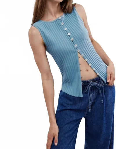 Free People Tilly Vest In Ocean View In Multi