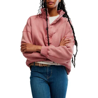 Free People Timeless Pullover Top In Salsa In Multi