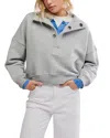 Free People Timeless Pullover Sweatshirt In Heather Grey In Gray