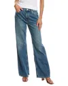 Free People Tinsley Baggy High-rise Candy Pop Jean In Blue