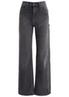 Free People We The Free Holly Bootcut Jeans In Black