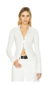 Free People Tiny Woven Top In Optic White
