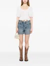 Free People Tippi Denim Shorts In Blue