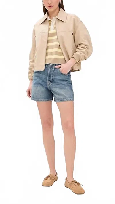 Free People Tippi Denim Shorts In Bleu/blue In Neutral