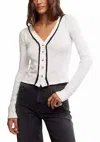 Free People Tipton Cardigan In Ivory Combo