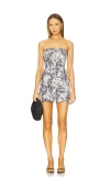 Free People Tomas Floral Print Strapless Minidress In Multi
