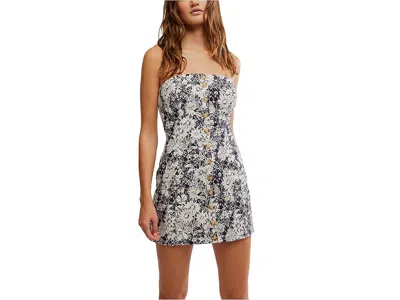 Free People Tomas Mini Dress In Gray
