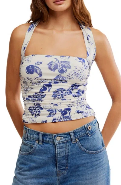 Free People Tommie Floral Tank In Ivory Combo