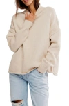 Free People Torres Turtleneck Sweater In Gray
