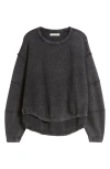 Free People Total Eclipse Oversize T-shirt In Black