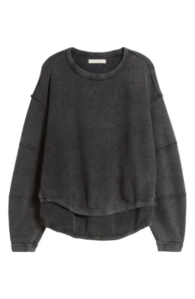 Free People Total Eclipse Oversize T-shirt In Black