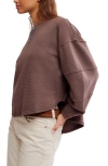 Free People Total Eclipse Oversize T-shirt In Brown