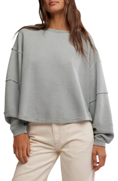 Free People Total Eclipse Oversize T-shirt In Cold Winter
