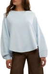 Free People Total Eclipse Oversize T-shirt In Ice Water