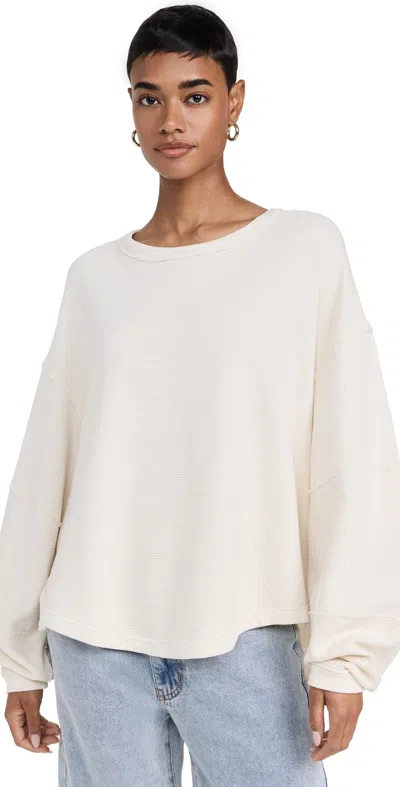 FREE PEOPLE TOTAL ECLIPSE TEE IVORY