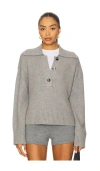 Free People Trading Up Polo In Gray