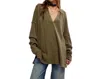 Free People Travis Oversize Thermal Polo In Multi