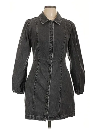 Pre-owned Free People Trenchcoat In Gray