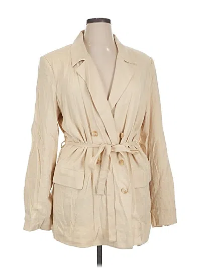 Pre-owned Free People Trenchcoat In White