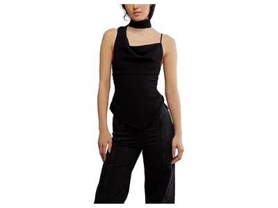 Free People True To You Tank Top In Black