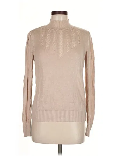 Pre-owned Free People Turtleneck Sweater In Brown