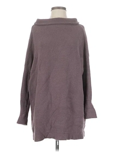 Pre-owned Free People Turtleneck Sweater In Gray
